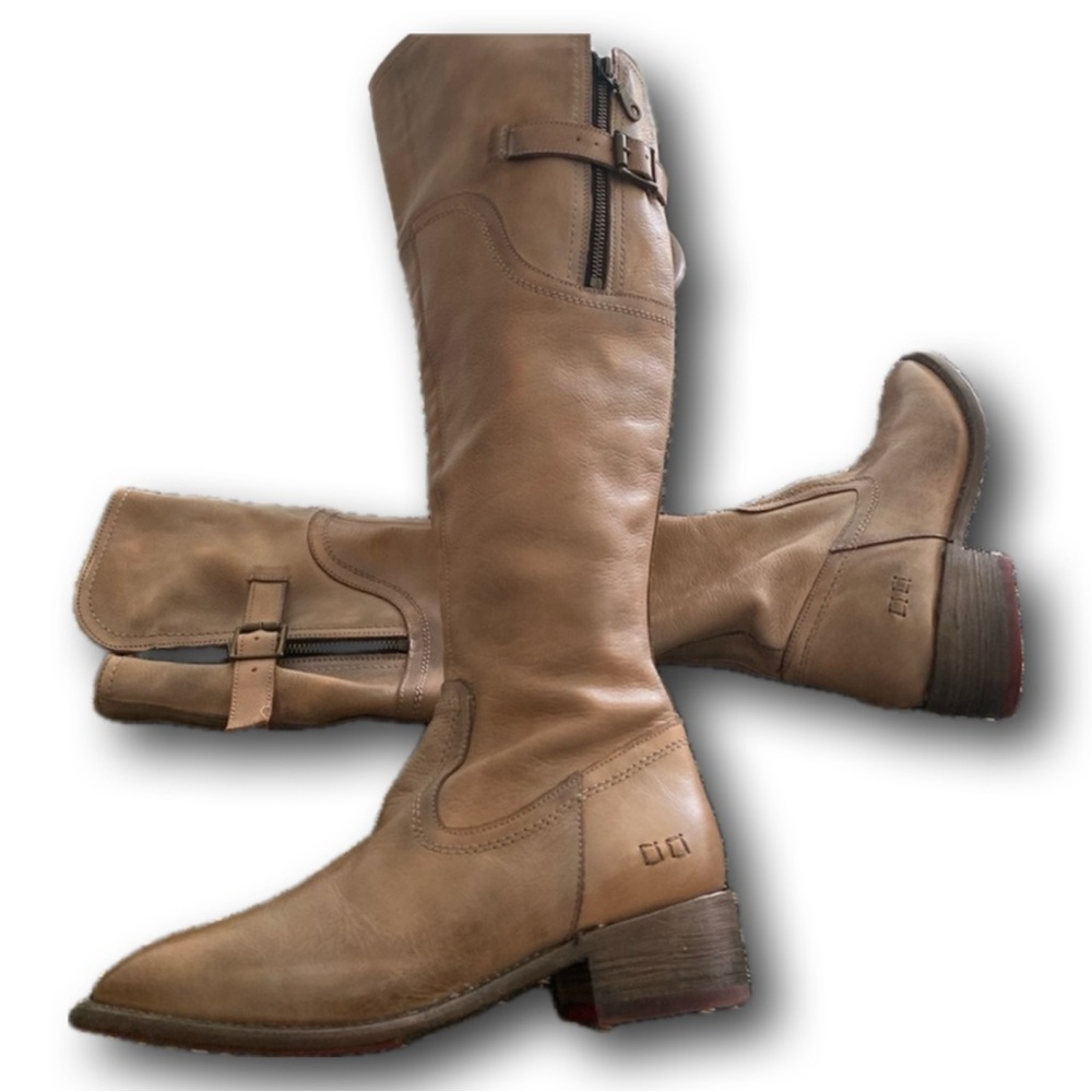 BedStu {Free People} Kathleen Leather Boots     Size-7 EUC